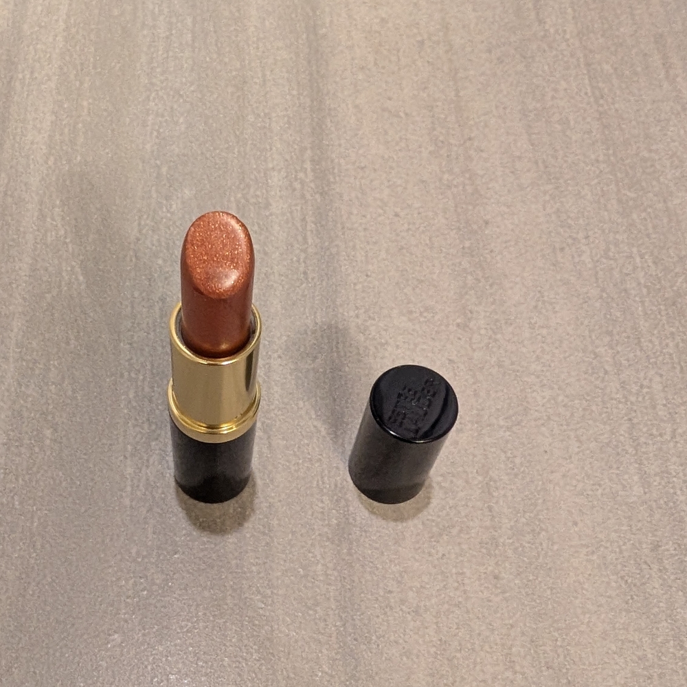 Estee Lauder Metallic Bronze Shimmer Lipstick New